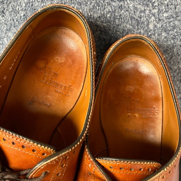 ALLEN EDMONDS Sanford Cap Toe Oxford Lace-up Dress Shoes - Picture 12 of 15